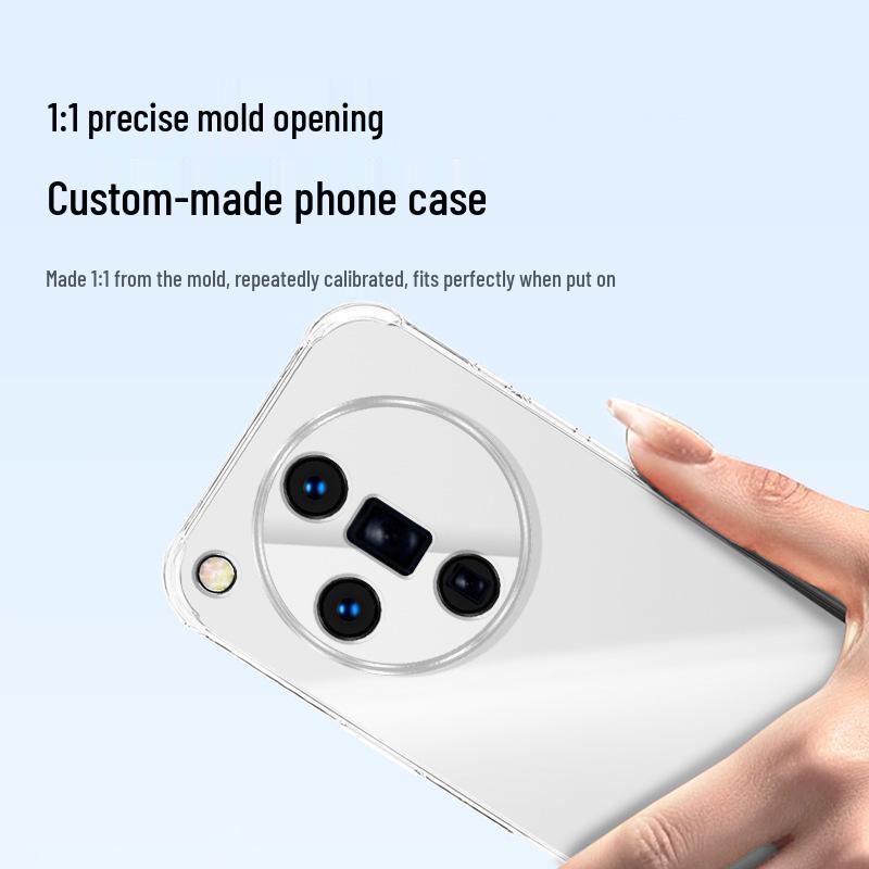 OPPO Find X7 Ultra Transparent TPU Airbag Drop-Proof Phone Case