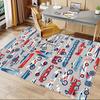 1PC Transportation Vehicles Extra Large Non-Slip Floor Carpet, Office, Family, Bedroom, Studio - Large Area Rug Indoor Rugs, Vibrant Colors-W306