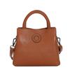High-quality Real Cowhide Lychee Pattern Bucket Bag OEM Large-capacity Portable Messenger Women's Bag