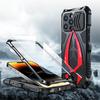 Metall-Panzerhülle für IPhone 17 Pro Max IPhone 16 Pro Max 13 14 15 Pro Stoßfeste Heavy Duty Defender Hülle
