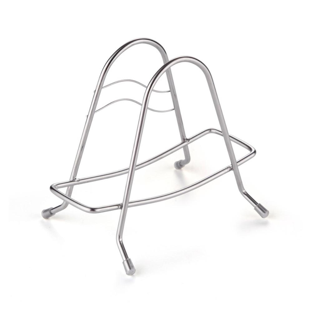 Non-slip Cutting Board Holder Stainless Steel Drying Rack Chopping Board Stand  Kitchen Countertop