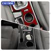 Soft Carbon Fiber Sticker For Renault Megane 4 2016 2017 2018 2019 2020 2021 2022 2023 2024 2025 Car Handbrake Cup Holder Trim