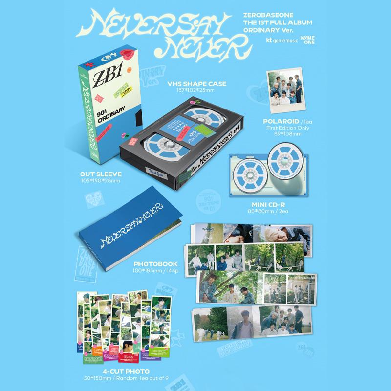 ZEROBASEONE THE 1ST FULL ALBUM [NEVER SAY NEVER] PHOTOBOOK Ver.