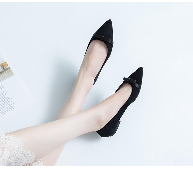 Fashion Brand Girls Ladies Pink Shoes Bridesmaid Flats Wedding Loafers Bowtie Ballerinas Women Big Size Flats Pointed Toe Velvet Loafers