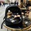 Chanel Foldable Pocket Vanity Mirror, Premium Cosmetic Accessory, Ideal Birthday Gaming Gift for Female Gamers & Gaming Desk Setup Decor