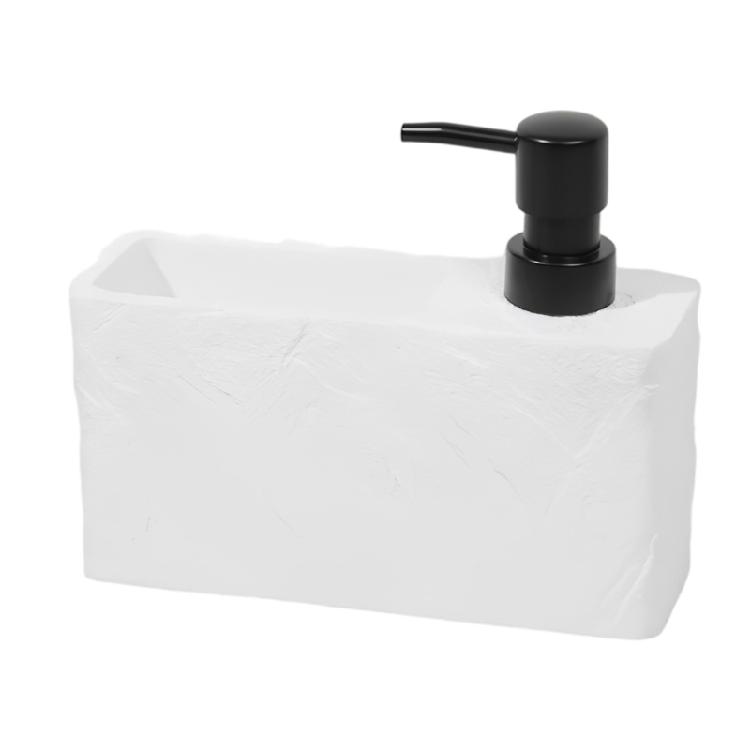 

Liquid Soap Dispenser Hand Soap Dispenser Soap Dispensing Sponge Toothbrush Holder for Household Use белый