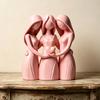 Sisters Friendship Statue 3D Printed 3 Sisters Figurine for Living Room Office Dorm Apartment Home Decor Heartfelt Gift for Women