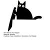 Black Cat Door Topper Wooden Door Frame Cat Decoration Halloween