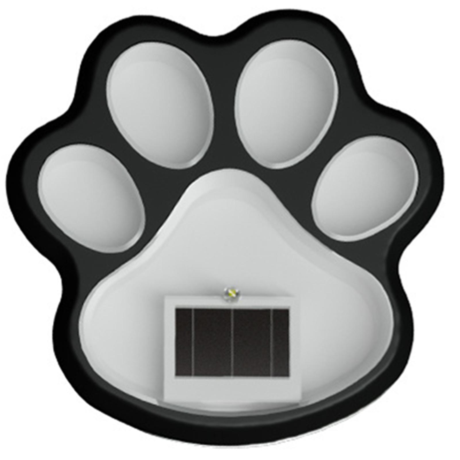 Solar Paw Print Garden Lights,Outdoor Waterproof & Sturdy Decorative Pathway Lights,For Front Porch/Lawn Edge/Backyard Decor