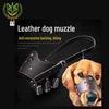 Sting Fox Tactical Black Camo PU Leather Dog Muzzle