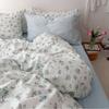 French Style Retro Printed Bedding Rural Style Duvet Cover Solid Color Dust-proof and Easy To Clean Mattress Protective Covers Envelope Pillowcase