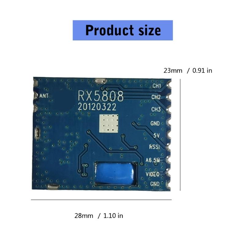 Wireless Audios Video Receiver Module with Stable Signal Easy Integration for DIY Electronics Projects for Enthusiasts