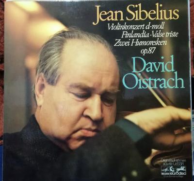 Disc LP JEAN SIBELIUS, DAVID OISTRACH - Concert pentru vioară în re minor / Finlandia / 62964 Melodia-Eurodis Germania Clasic Folosit