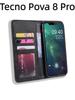 For Tecno Pova 8 Pro Case Flip Wallet Magnetic Buckle Retro Leather Cover for Tecno Pova 8 Pro Phone Back Cover