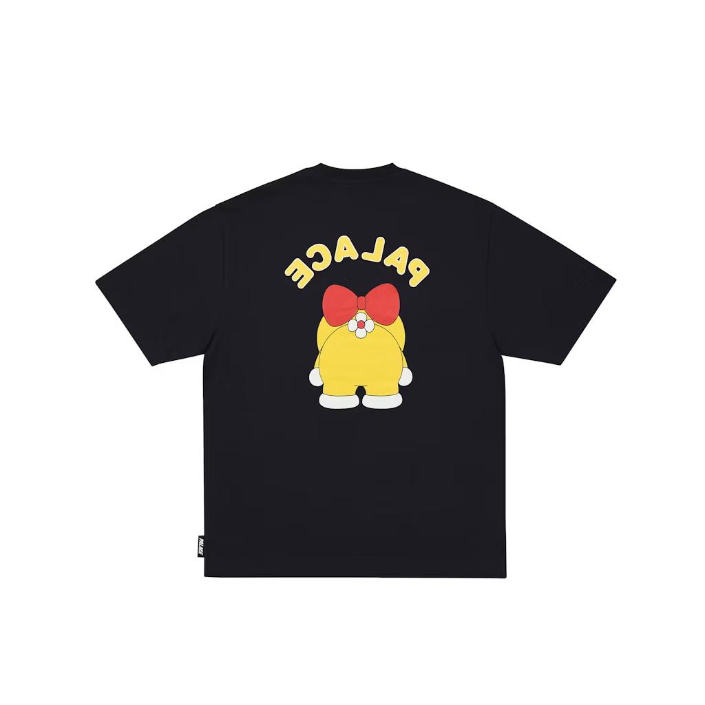 Palace x Doraemon T-Shirt Black Unisex Tops P29TS023