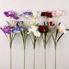 Artificial Flower Single 3-headed Iris Flower Fake Flower Flower Arrangement Wedding Photography Flower Arrangement