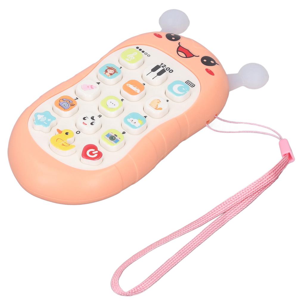 Music Phone Toy Volume Soft Wear Resistant Educational Music Teething Toy Gift