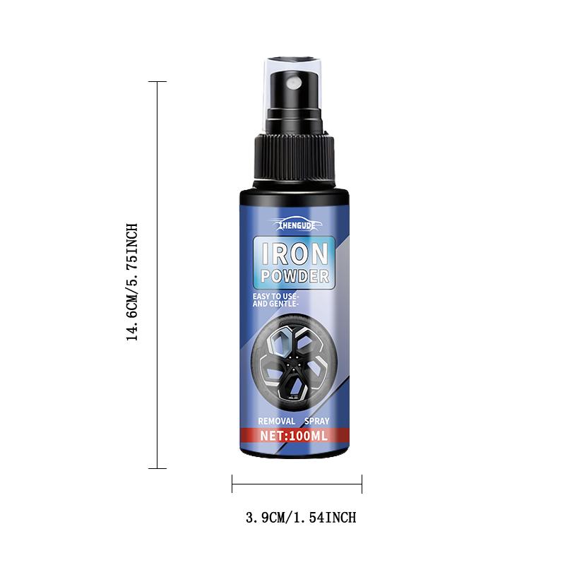 

Multi-Purpose Tire Repair Spray - Easy-To-Use Trigger Nozzle for Removing Iron Powder from Wheels and Bearings, Anti-Corrosion and Enhances Tir