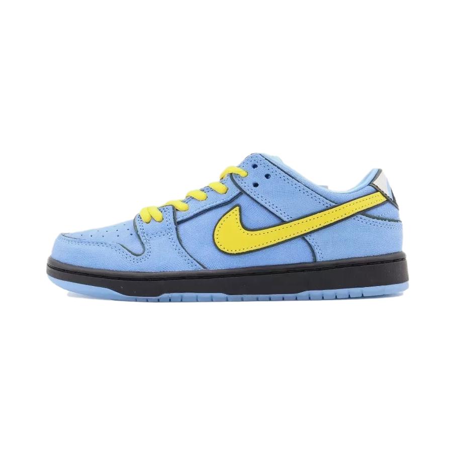

Новые детские кеды для скейтбординга Powerpuff Girls x Nike Dunk SB Low Удобные повседневные кроссовки GSCasual Shoes FZ8833-400 33.5