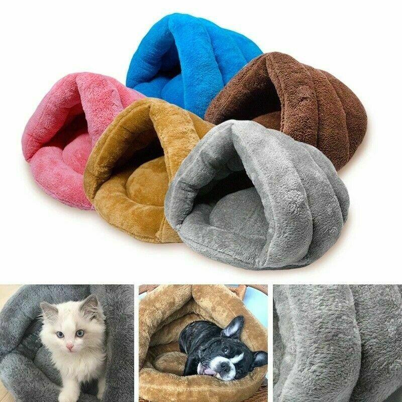 Ultra-soft Cat Bed With Environmental Protection Pp Cotton And Plush Velvet