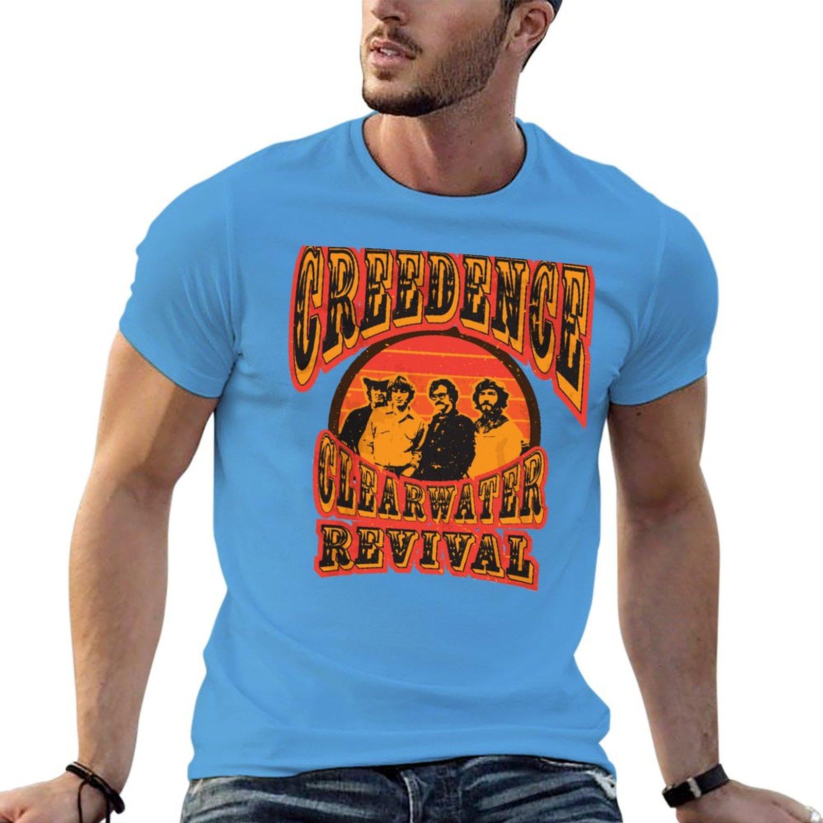

Футболка Creedence Clearwater Revival Новое издание аниме вещи Оверсайз мужские футболки с принтом смешные S