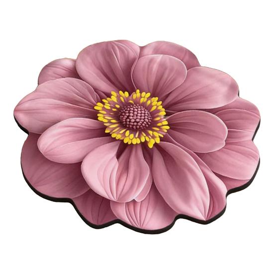 Tapis égouttoir Motifs floraux réalistes Terre de diatomées Tapis à séchage rapide Absorbant Tapis isolant thermique pour comptoir de cuisine Table à manger