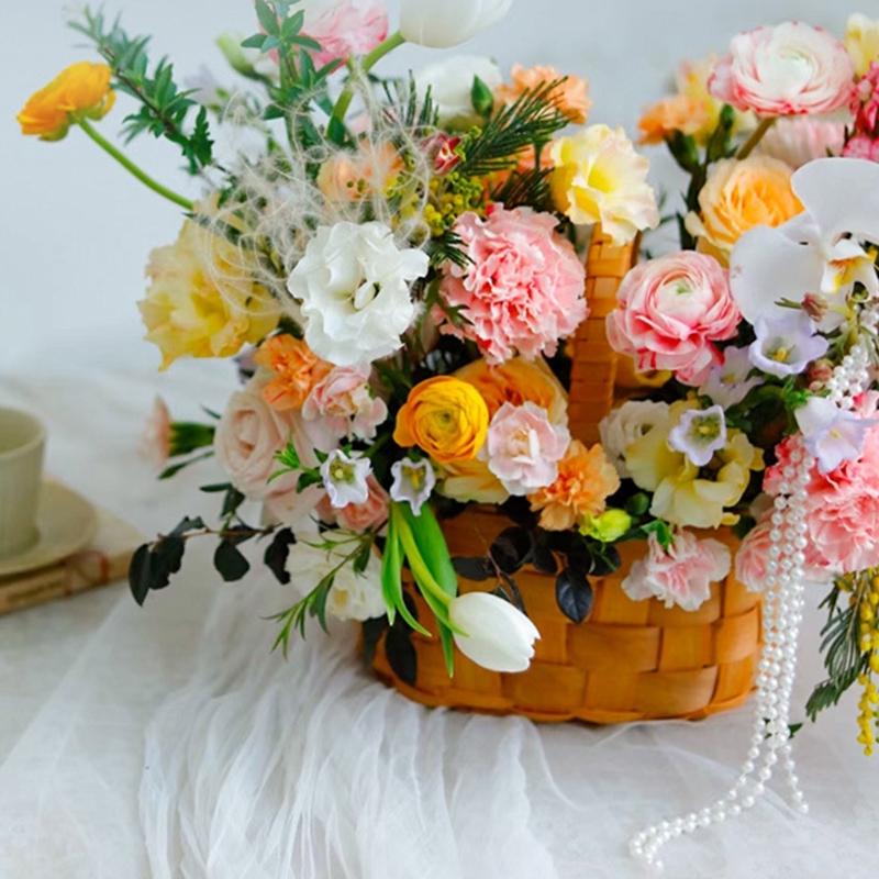 Artificial Pearls String Beads Chain for Wedding Decoration Imitation Pearls String Beads for Craft Candle Bouquets