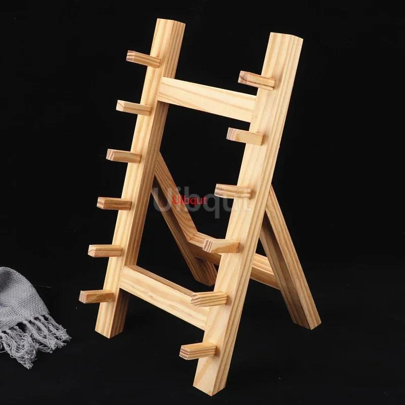 Japanese bayonet wooden knife rack rest wooden holder swinging knife rack wood shelf willow knife sushi chef tool sushi maker