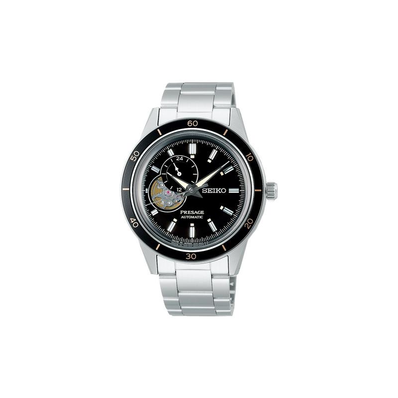 SEIKO Presage Series Japanese and Korean Classic Men s Mechanical Watches Automatic Steel Strap es Men s Watches Black Dial SARY191 чёрный