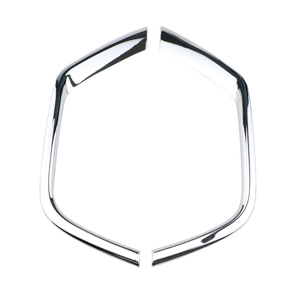 

Для Jeep Compass 2017 2018 2019 2020 Накладка на переднюю противотуманную фару, декоративная наклейка, 2 шт., крышка противотуманной фары, аксессуары для стайлинга 2Pcs