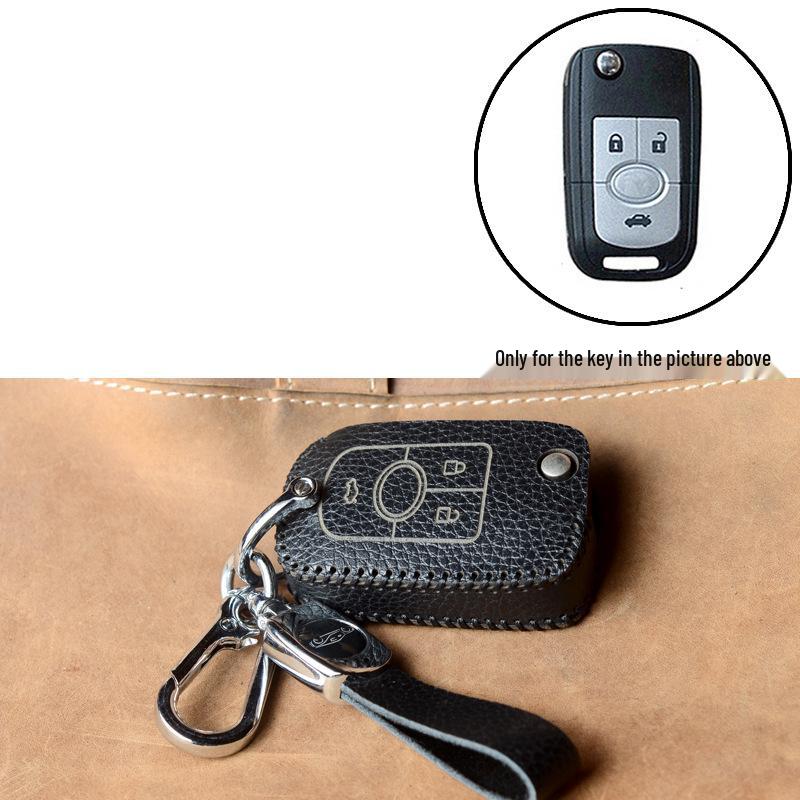 Leather Key Case for Buick Models: Excelle, Verano, Envision, GL8, LaCrosse, GL6, Regal, Excelle GT