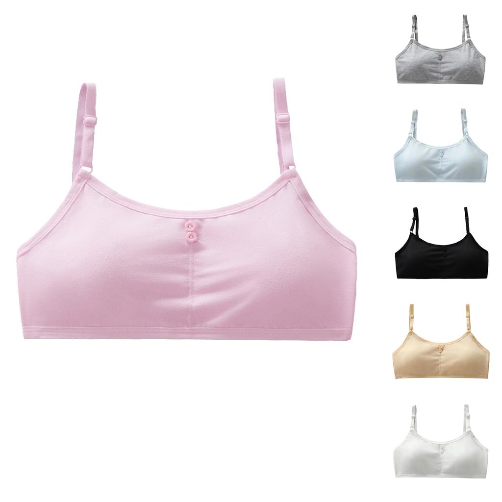 Cotton Adjustable Strap Wireless Bralette for Women Soft Breathable Crop Top Seamless Lightweight Undergarment