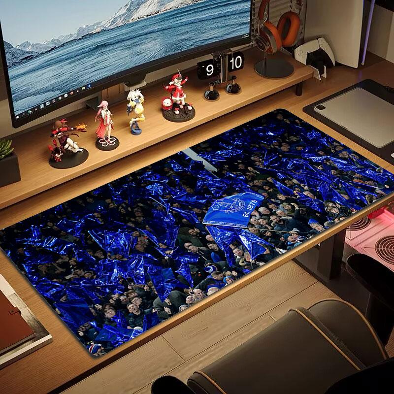 Everton Mouse Pad, Large Gaming Desk Mat, Non-slip XXL Mousepad for Laptop & Tablet, Mini PC Playmat with Stitched Edges
