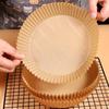 Oil-proof and Oil-absorbing Paper for Air Fryer Baking, Household Barbecue Plate, Food Oven, Kitchen Pan Pad