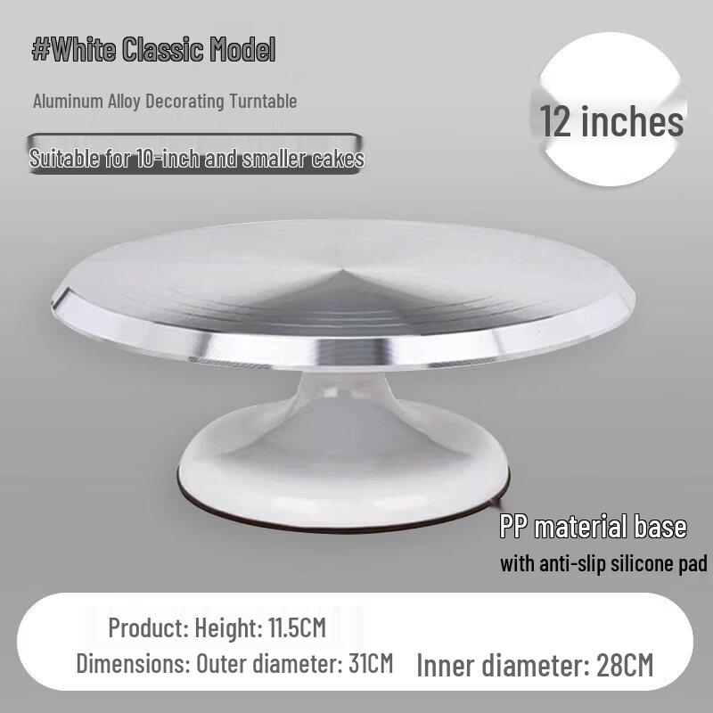 Aluminum Alloy Cake Decorating Turntable Set