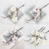 Real Touch Artificial Magnolia Flower Realistic Faux Magnolia Branch  Home Living Room Decor