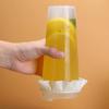 50/500Pcs Leakproof Paper Drink Cup Leakproof Round Coffee Cup Take Away Paper Cup Lid Coffee Spill Proof Gasket