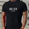 Neues Sommer Herrenmode T-Shirt Eer Wecker Aufdruck Herren T-Shirt Top
