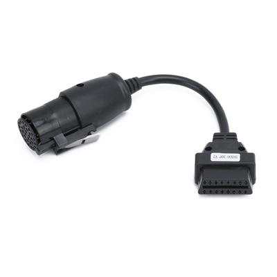 OBD2 30Pin‑16Pin Diagnostic Cable Adapter 250mm 9.8in Length Replacement for IVECO Trucks