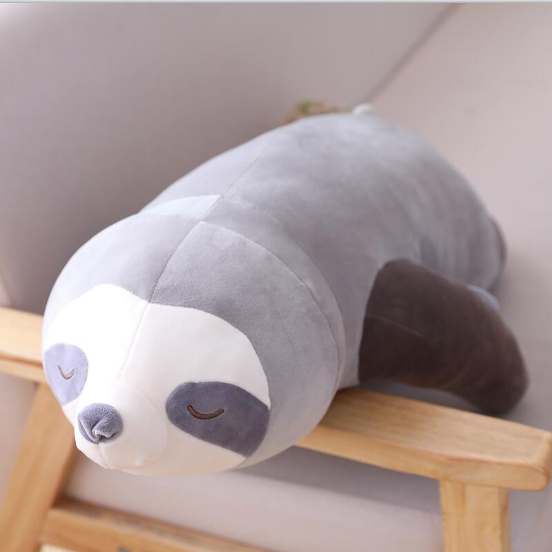 65-100cm Super Soft Stuffed Sloth Toy Plush Cute Sloths Soft Toy Animals Plushie Doll Pillow Birthday Gift