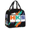 Custom H-HKSES CLK Insulated Lunch Tote Bag for Women Portable Thermal Cooler Food Lunch Box Kids School Children