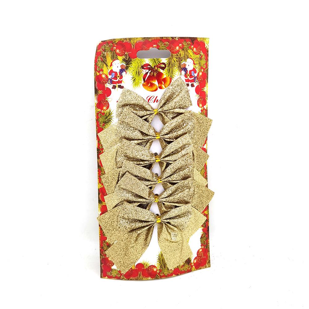 Christmas Bows Ornaments - Pack of 12 Holiday Decorations & Gifts