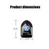 O6GGT-VW New 2PCS 3D matel Car Holder Wall Hooks Hanger Clip For VW Volkswagen Golf Polo Passat Touran Jetta accessories Sticker