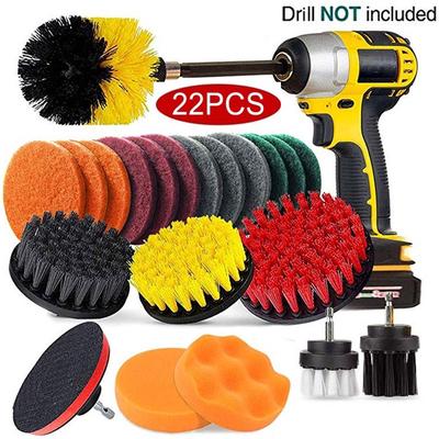 Home Power Scrubber Brush for Bathroom Drill Scrubber Brush Cleaning Brush Cordless Drill Attachment