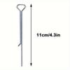 10Pcs 4.3 Inch Candle Wick Holders Clip Wick Fixer Stainless Steel Holders for Candle Making Metal Wick Centering Device Tools