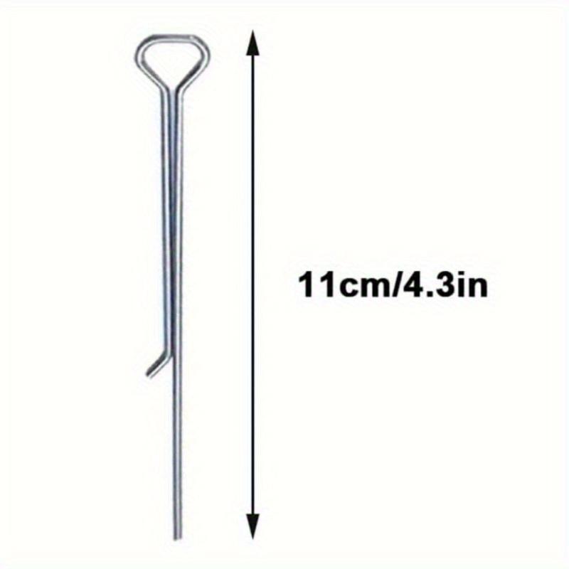 10Pcs 4.3 Inch Candle Wick Holders Clip Wick Fixer Stainless Steel Holders for Candle Making Metal Wick Centering Device Tools