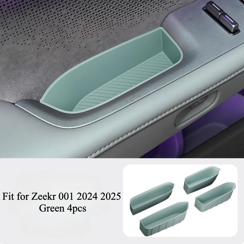 For Zeekr 001 2024 2025 Car Door Silicone Storage Box Door Handle Silicone Storage Box Interior Upgrade Parts