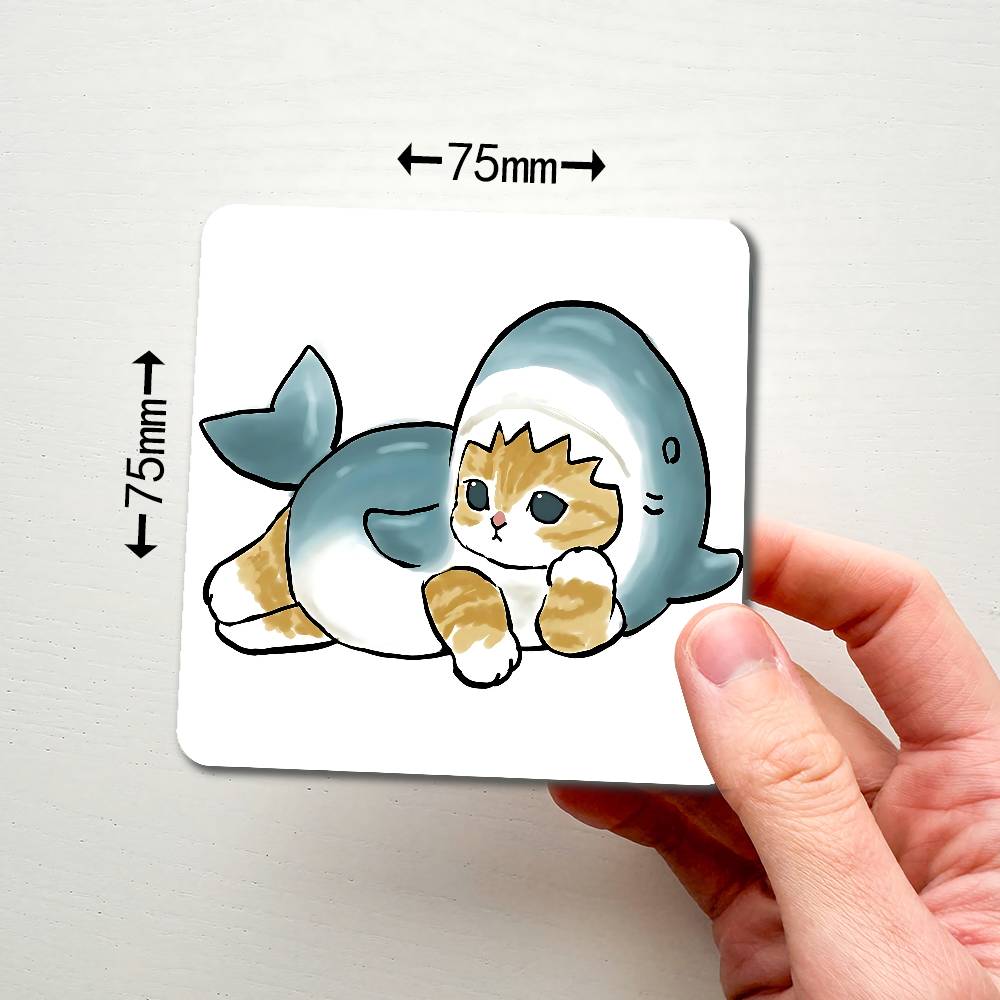 Hand Drawn Cute Cat Magnetic Refrigerator Magnets Soft Magnetic Decorative Stickers, Personalized Kitchen Refrigerator Magnets