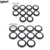 10Pcs E14 E27 Threaded Lamp Socket Rings Pack Black White E12 E26 Lock Lamp Shade Rings For Standard Base Lamp Holder