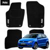 Velour Floor Mats for Volkswagen Polo V 2009-2017 Velour Mats Embroidery B